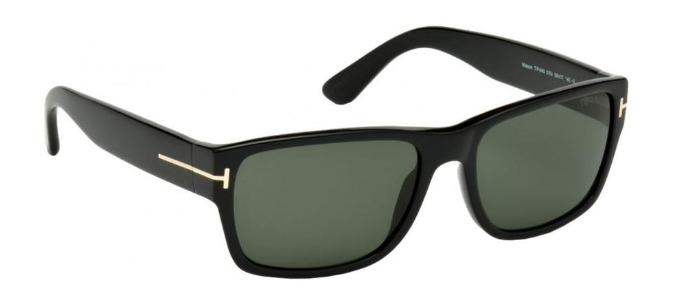 
            
                Load image into Gallery viewer, Tom Ford Mason FT0445 01N BLACK/Gray-Green
            
        
