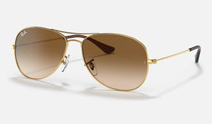 
            
                Load image into Gallery viewer, Ray-Ban COCKPIT RB3362 001-51 56m Gold/Brown Gradient
            
        