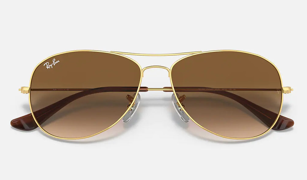 
            
                Load image into Gallery viewer, Ray-Ban COCKPIT RB3362 001-51 56m Gold/Brown Gradient
            
        